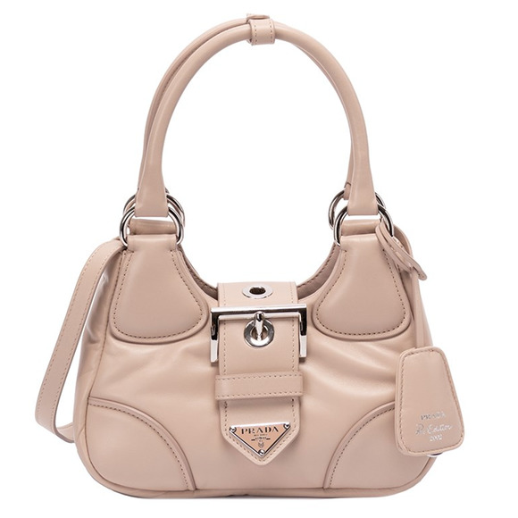 $2950 NEW PRADA MOON NAPPA LEATHER RE-EDITION 2002 MINI SHOULDER BAG PURSE - Picture 2 of 16